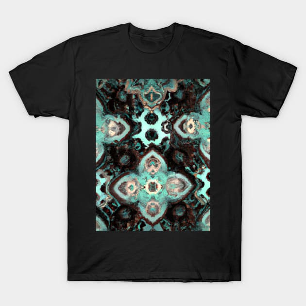 Abstract Boho Moroccan Tile Pattern T-Shirt by craftydesigns